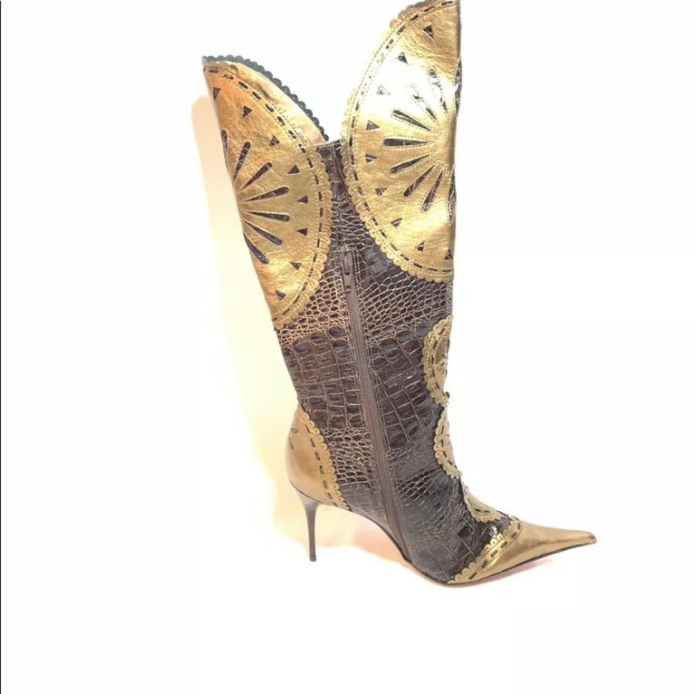 Last Pair-RARE Luichiny Patia BootRed Heel SZ.11